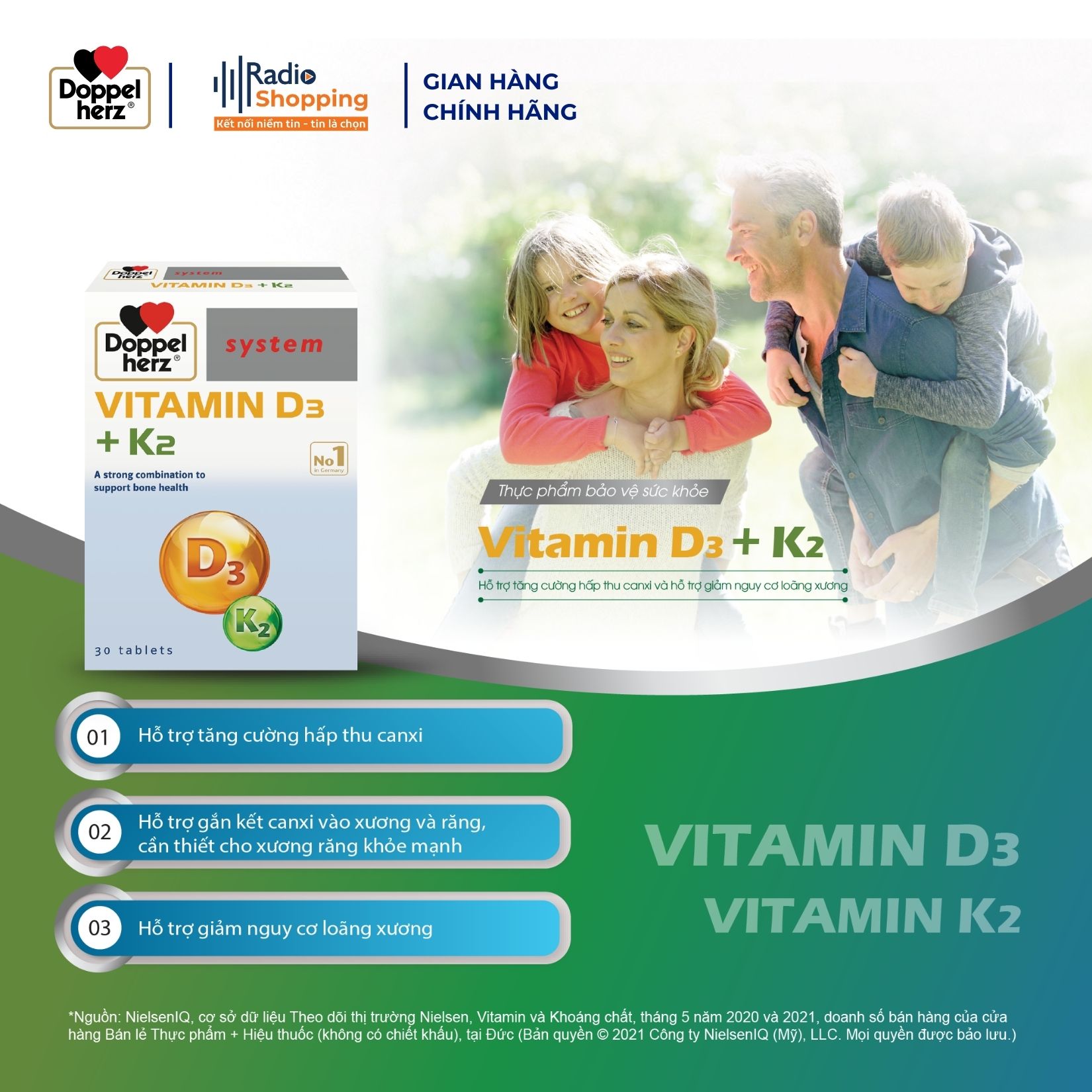 TPBVSK Vitamin D3 + K2